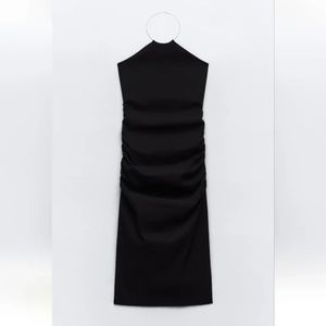 Zara Fitted Halter Ring Dress